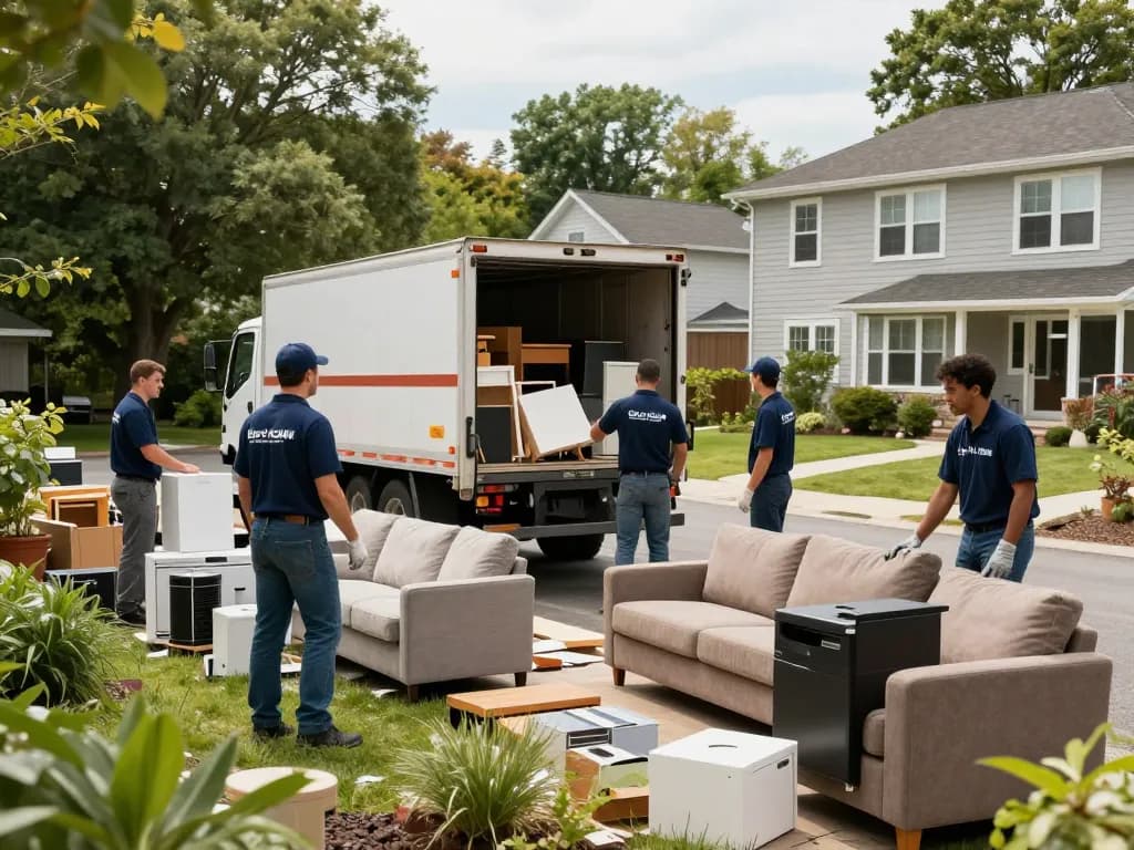JUNK REMOVAL BERGEN COUNTY team clearing clutter with efficiency and care