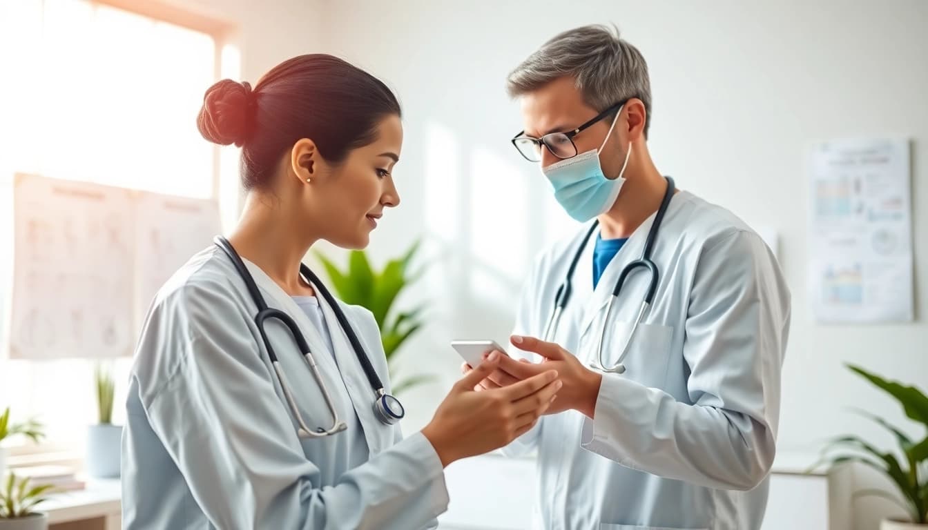 Enhance your knowledge about Health with a healthcare professional engaging in a consultation.