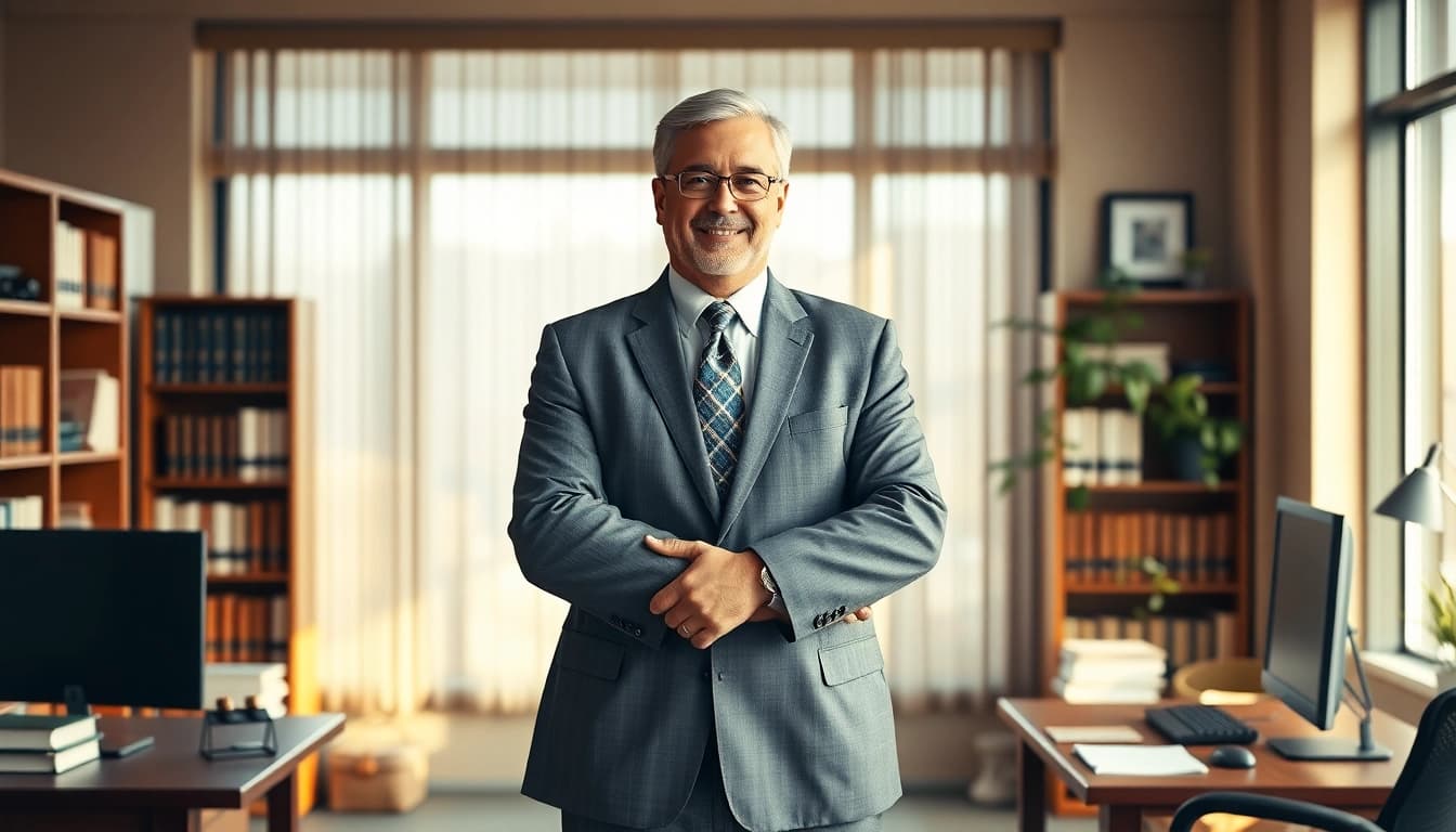 https://www.wcfjustice.com showcases a dedicated personal injury attorney in a professional office environment.