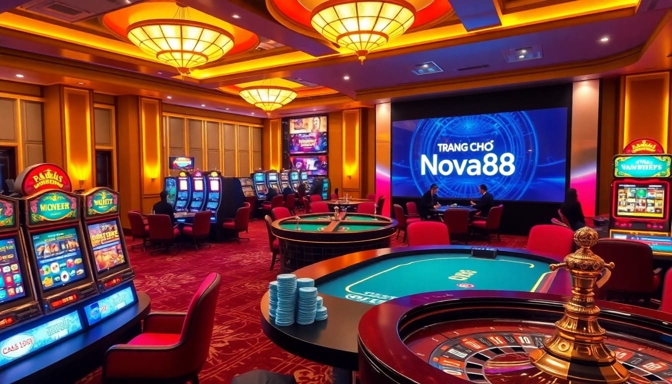 Experience the excitement of trang chủ nova88 with vibrant casino visuals and engaging gaming moments.