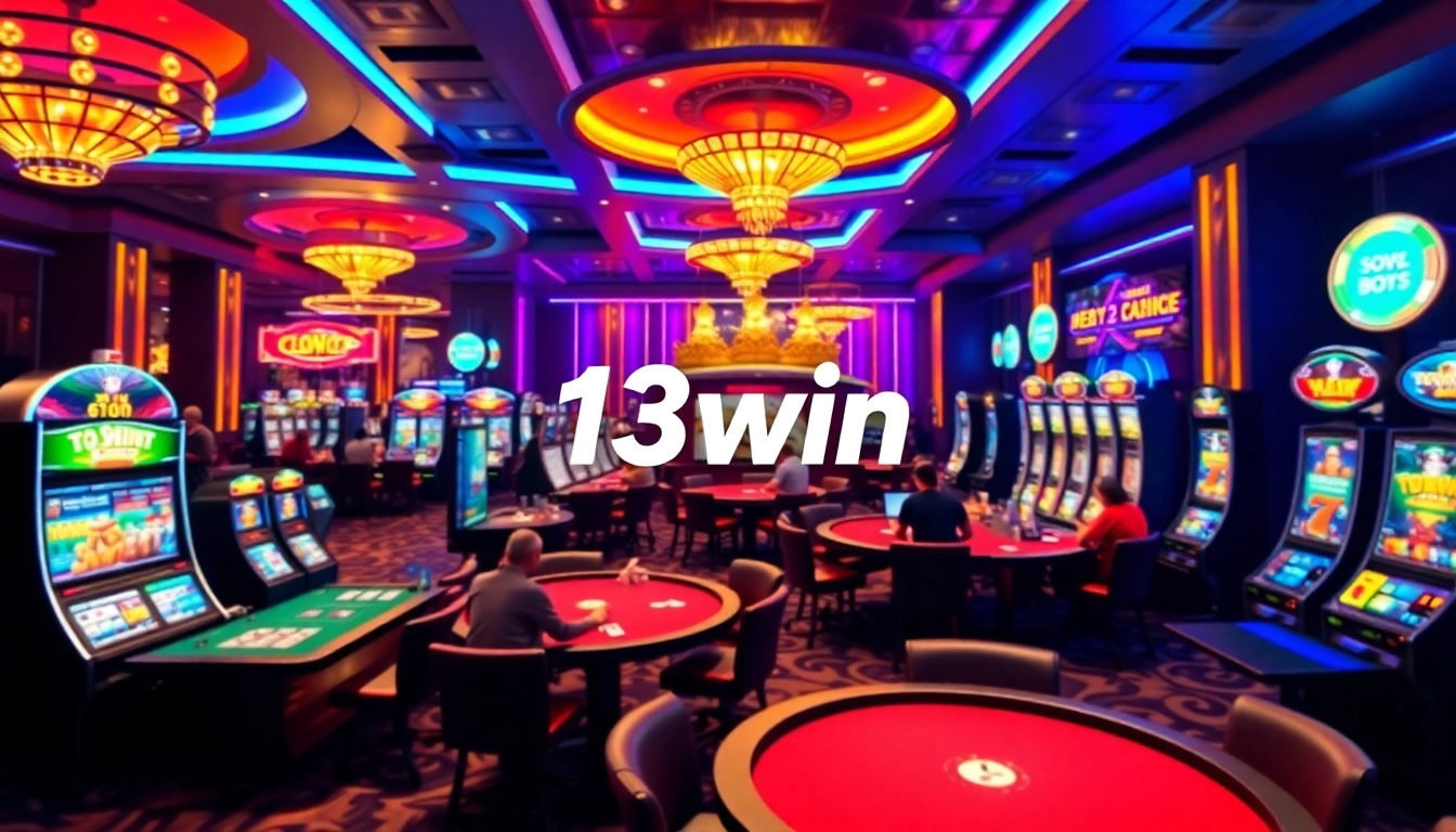 Experience thrilling gaming moments at 13win with dynamic casino visuals.