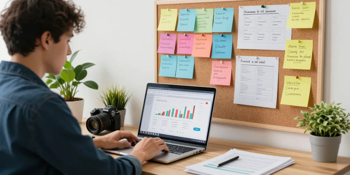Youtube abonnenten kaufen billig: Strategist analysiert Marketing-Strategien in modernem Büro.