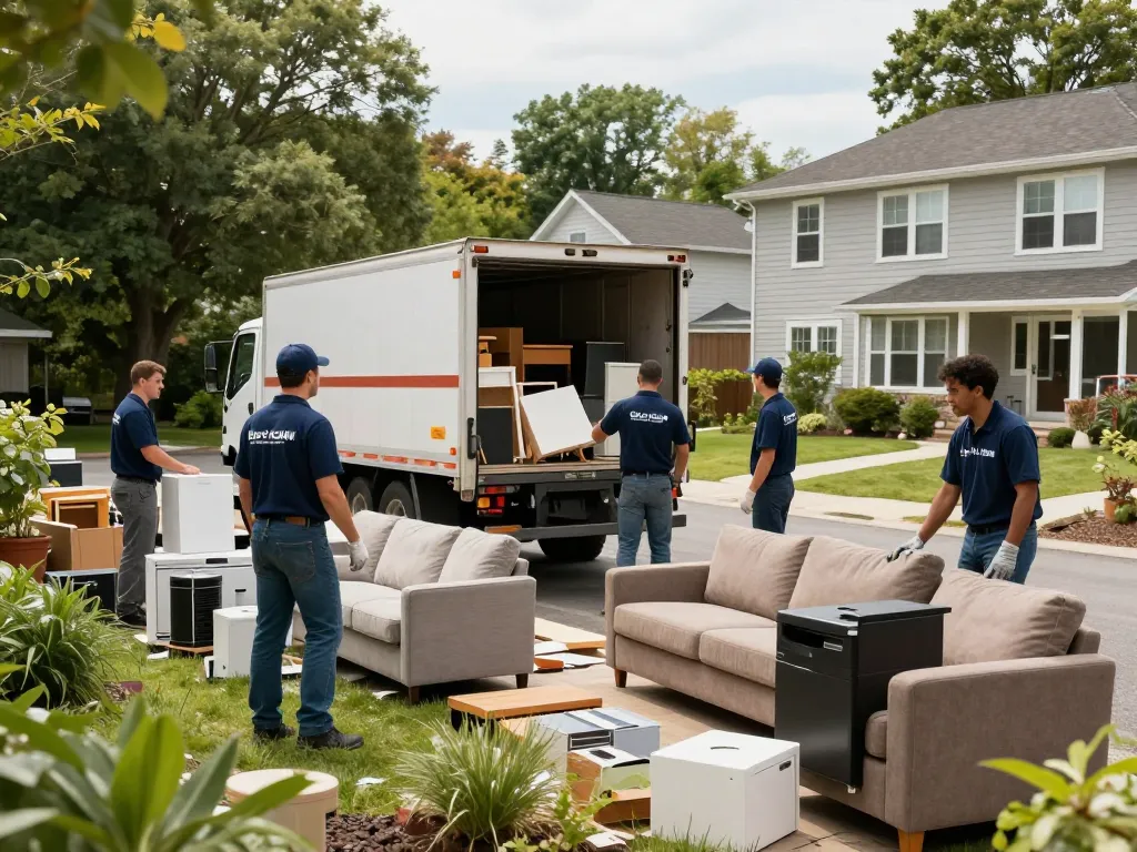 JUNK REMOVAL BERGEN COUNTY team clearing clutter with efficiency and care