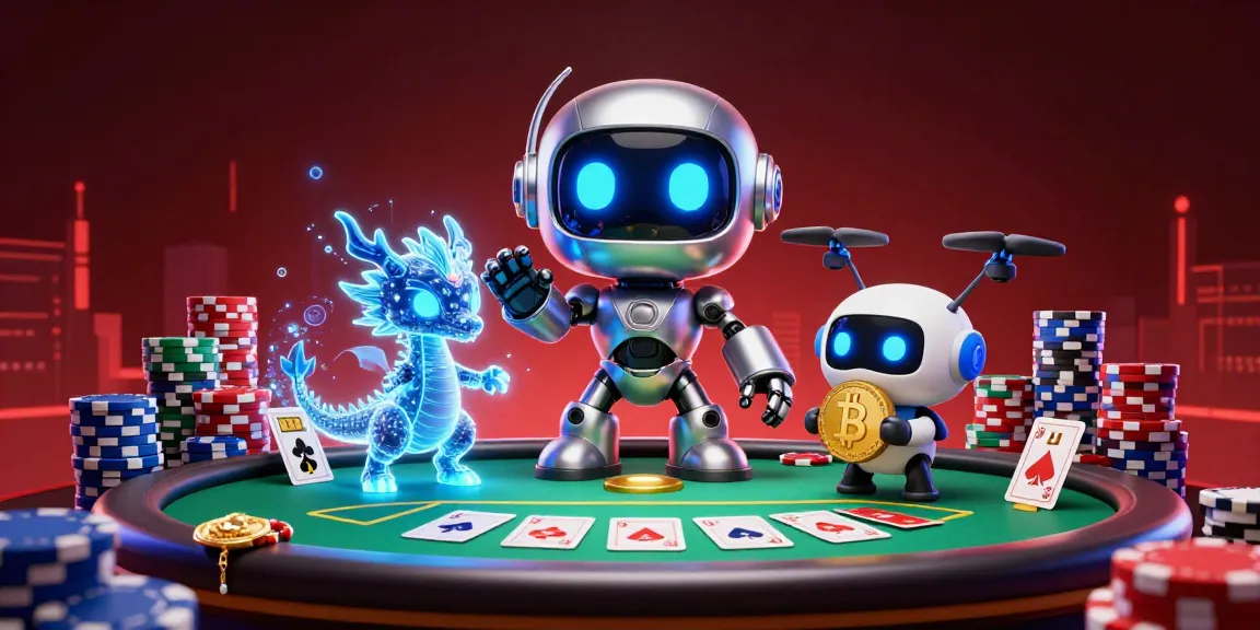 Engage in thrilling gameplay at vin88 with animated characters and vibrant casino elements showcasing poker excitement.
