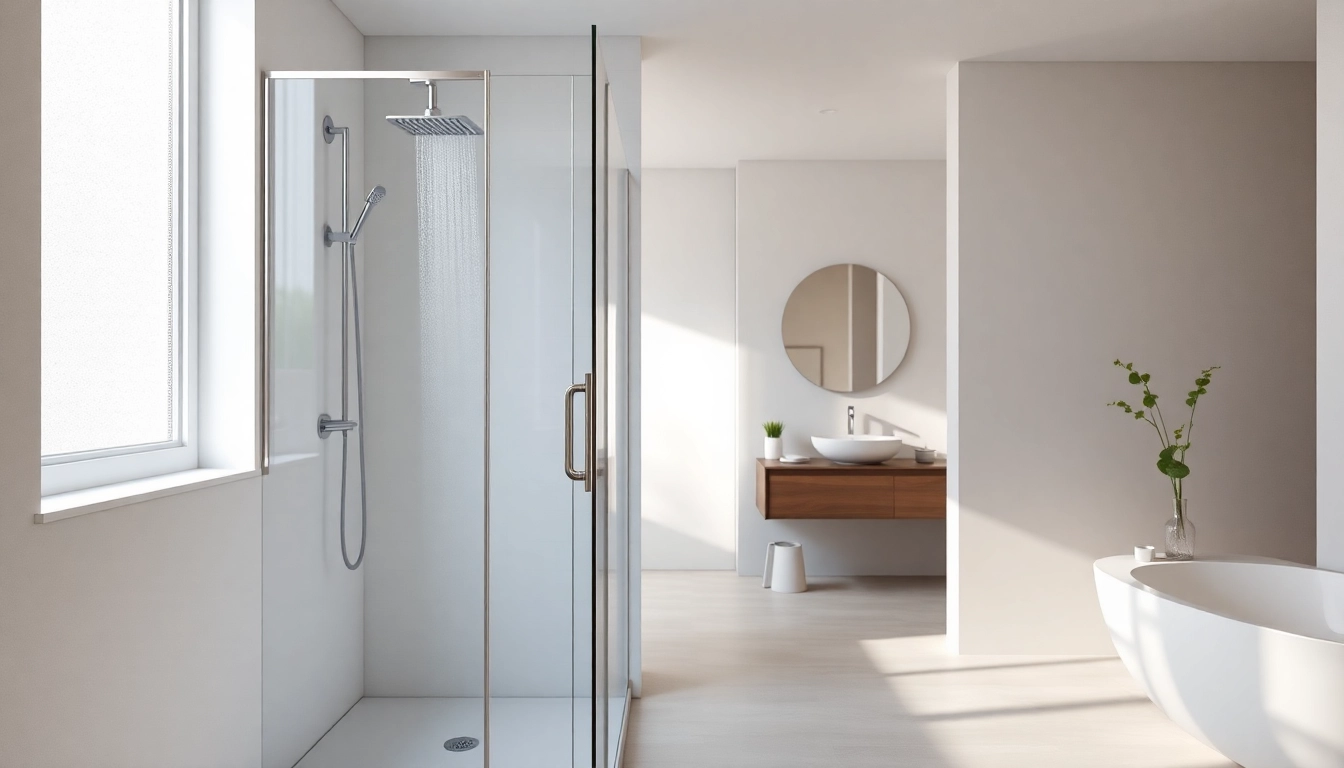 Gestalten Sie Ihr Bad mit einem eleganten sonni sanitär Duschsetup, das Modernität ausstrahlt.