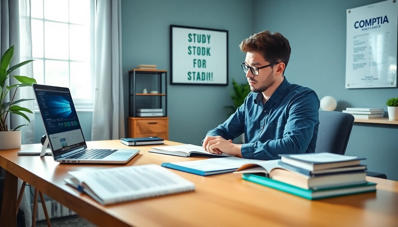 Enhancing your knowledge with CompTIA exam assistance in a serene study space.