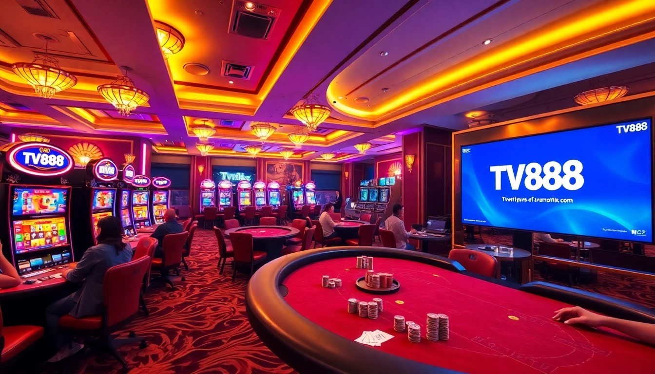 Win big at TV88 with vibrant casino tables and thrilling gameplay experiences.