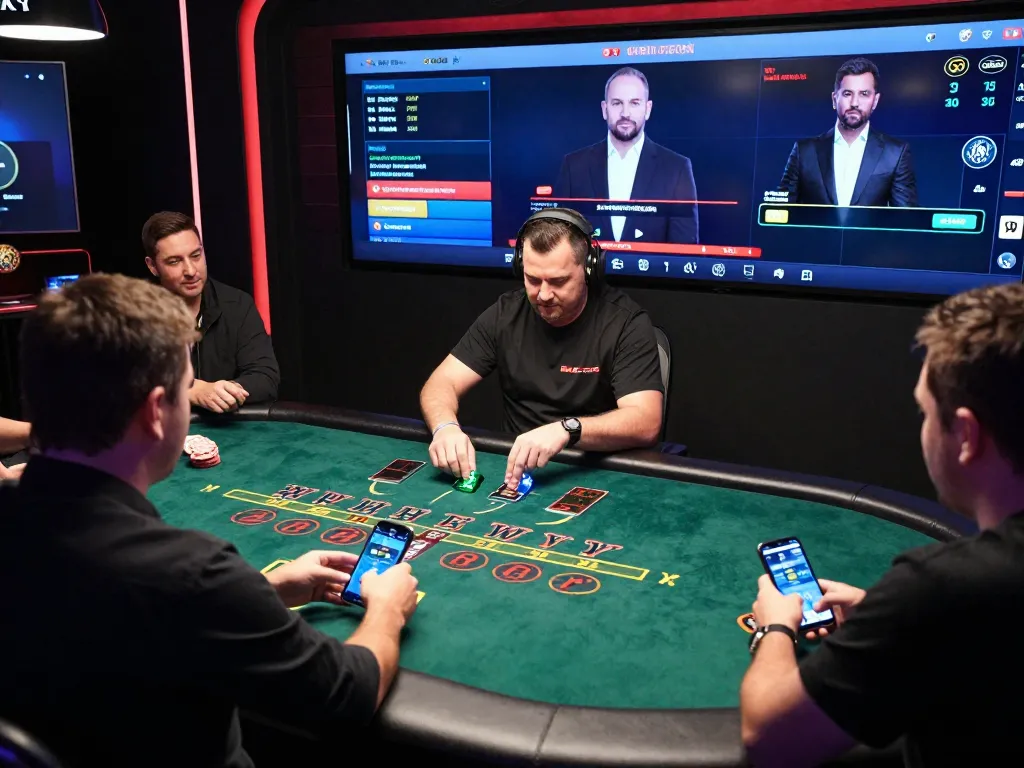 Engage with exciting games at https://rr88.select/ during a live dealer blackjack session showcasing dynamic interactions.