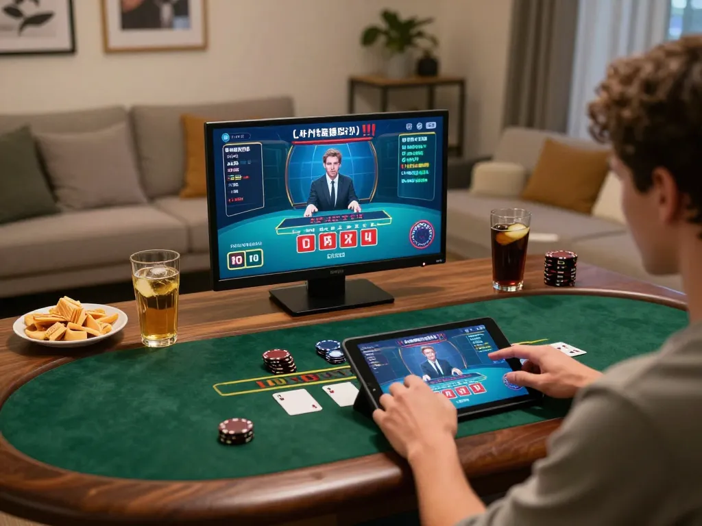 Player engaging with sc888 live dealer blackjack for an immersive online gaming experience