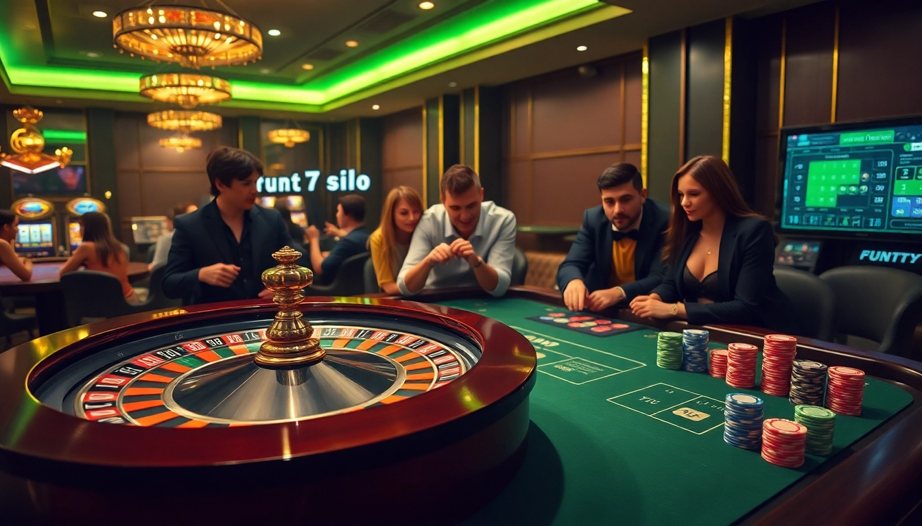 Experience high-stakes excitement at https://fun79.bio/ with players engaging in thrilling roulette action.