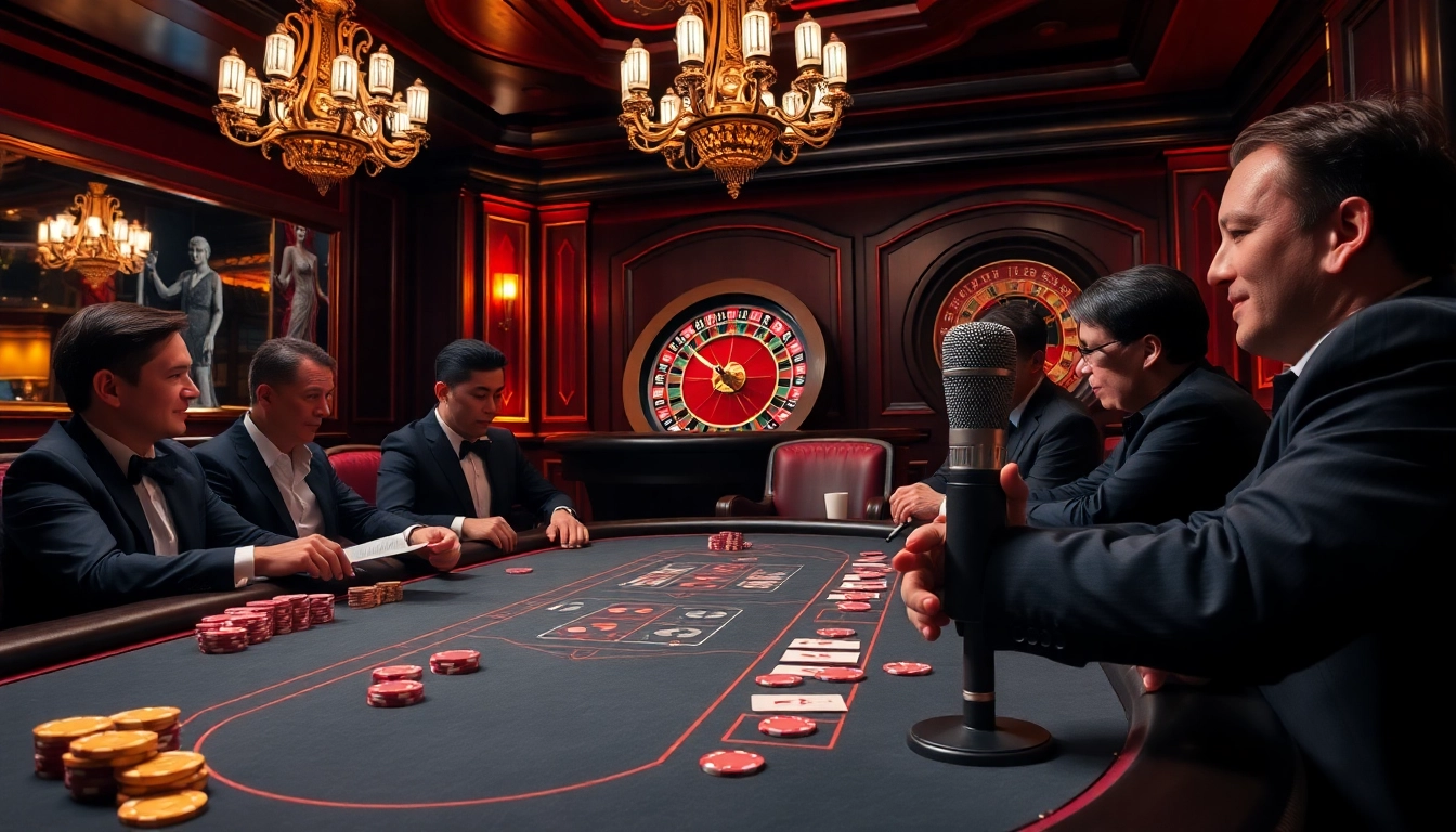 Capturing the thrill of gambling with MV88 in a luxurious poker setting.