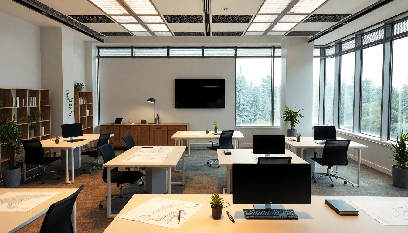 Le bureau d'études thermique avec des professionnels analysant des données pour un projet de bâtiment.