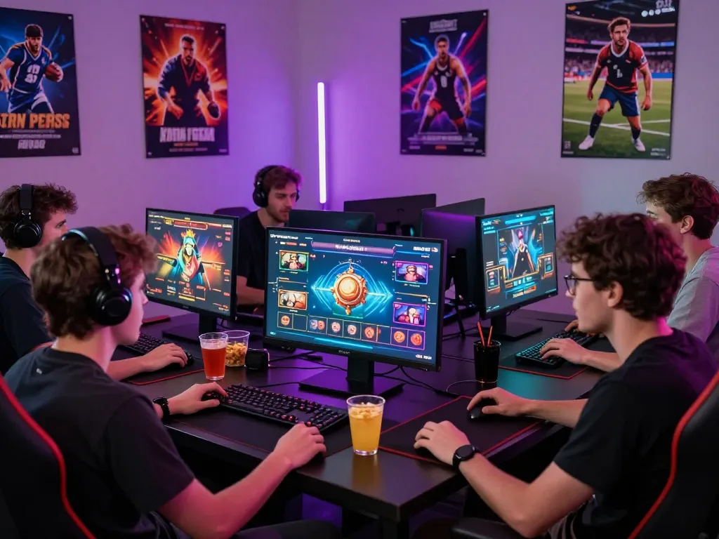 Exciting online gaming session with friends enjoying Link vào MM88 for thrilling betting experiences.