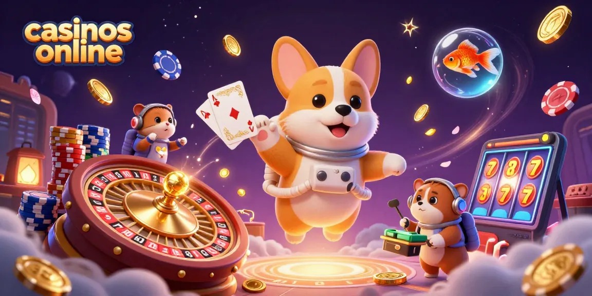 Juega en los mejores casinos online mientras flotas en un emocionante casino espacial lleno de monedas y diversión.
