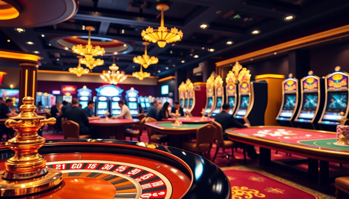 Experience the thrill of casino luckywin with vibrant gaming action and luxurious tables.