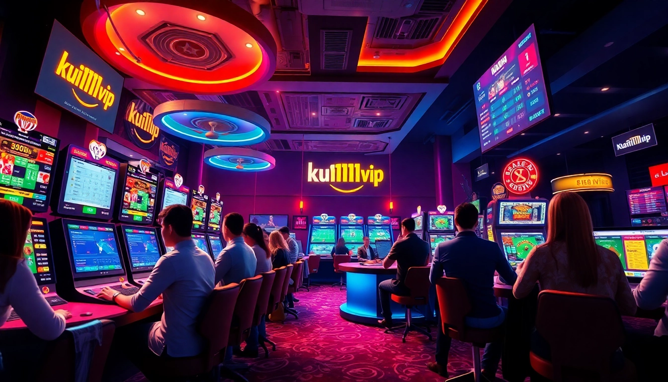 Engaging digital casino experience at ku1111.vip showcasing sports betting and vibrant interactions.
