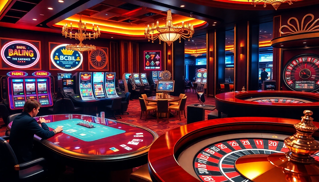 Vive una experiencia de juego emocionante en el casino en línea bcbrl, con máquinas tragamonedas vibrantes y juegos de póker.