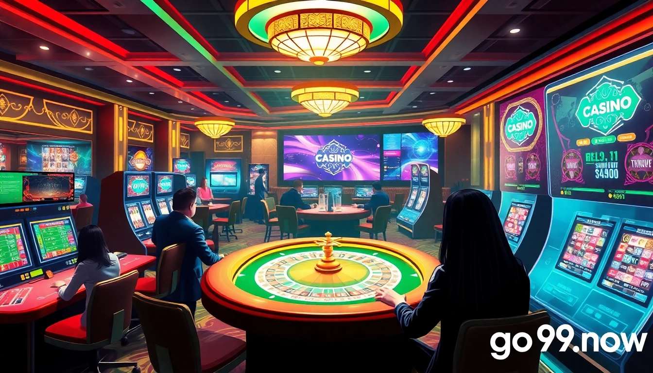 Experience the excitement of online gaming at go99.now with professional dealers and vibrant casino games.