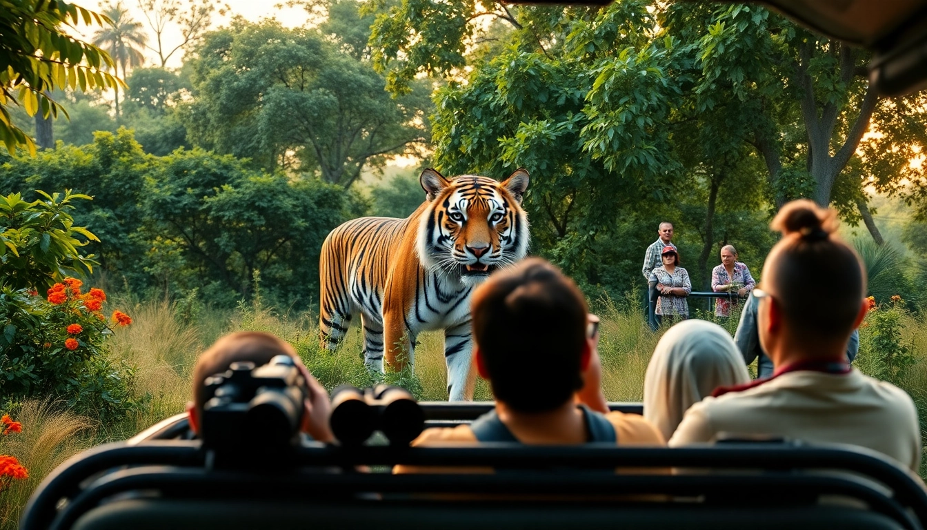 Admire la beauté de la faune indienne sur pandachi.fr avec un majestueux tigre du Bengale.