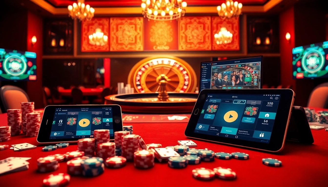 C168.company offers an elegant casino experience with vibrant poker chips, playing cards, and a roulette wheel.
