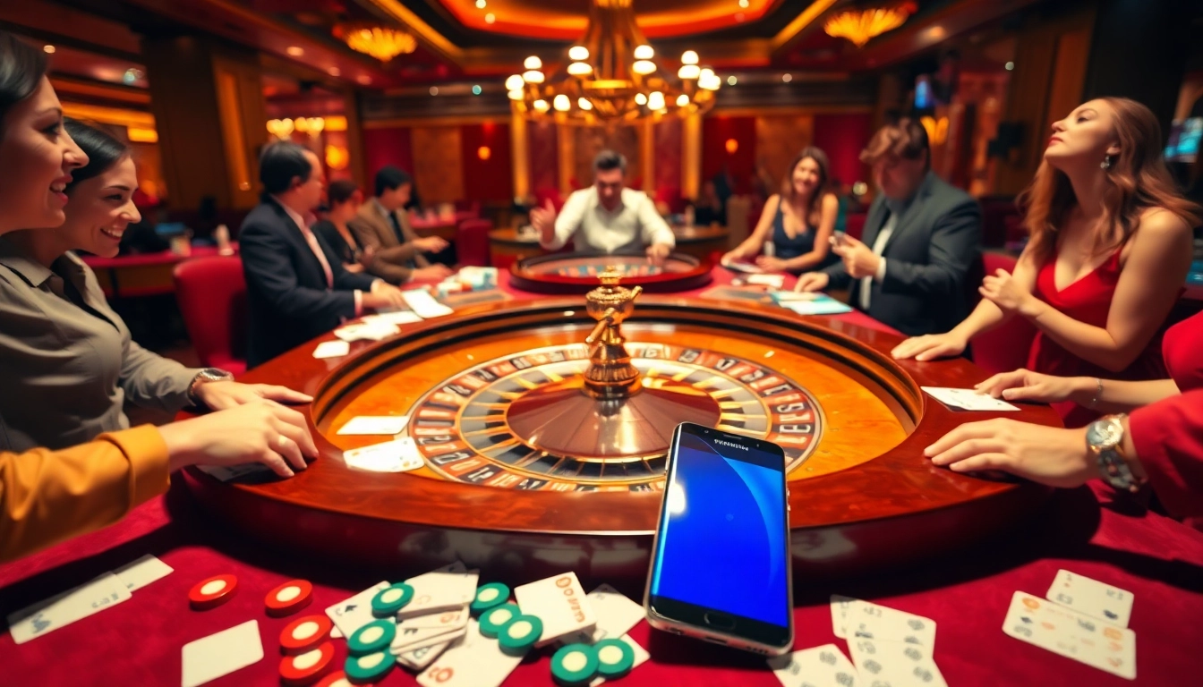 Experience the thrills of casino gaming as players bet on s8 prizes at an exciting roulette table.