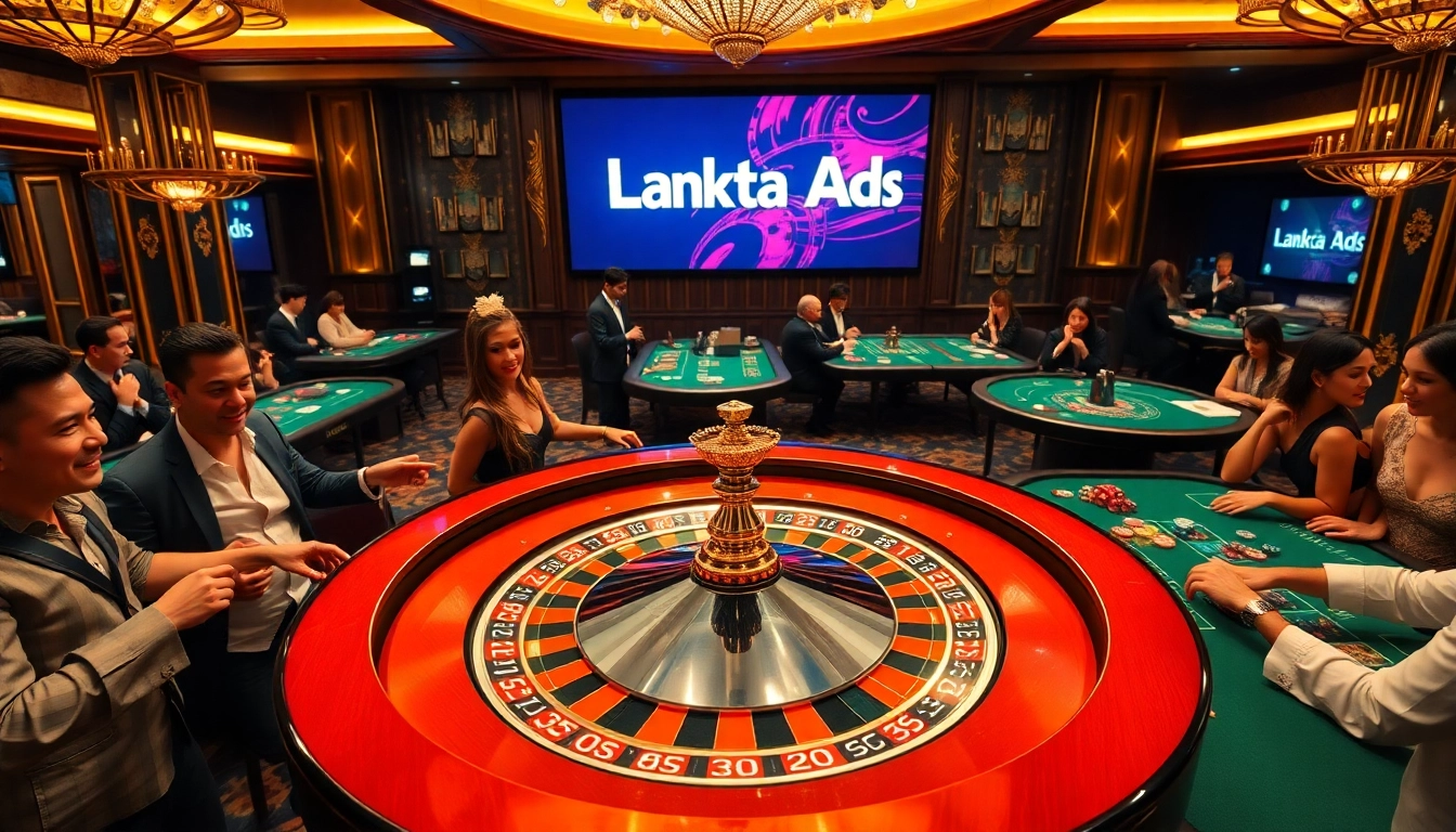 Enjoy thrilling Lanka Ads gaming experiences at luxury casino tables filled with excitement.