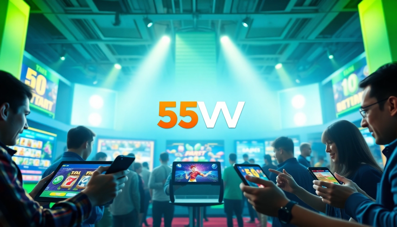 55VV's innovative online betting platform displaying exciting game options and interactive user engagement.