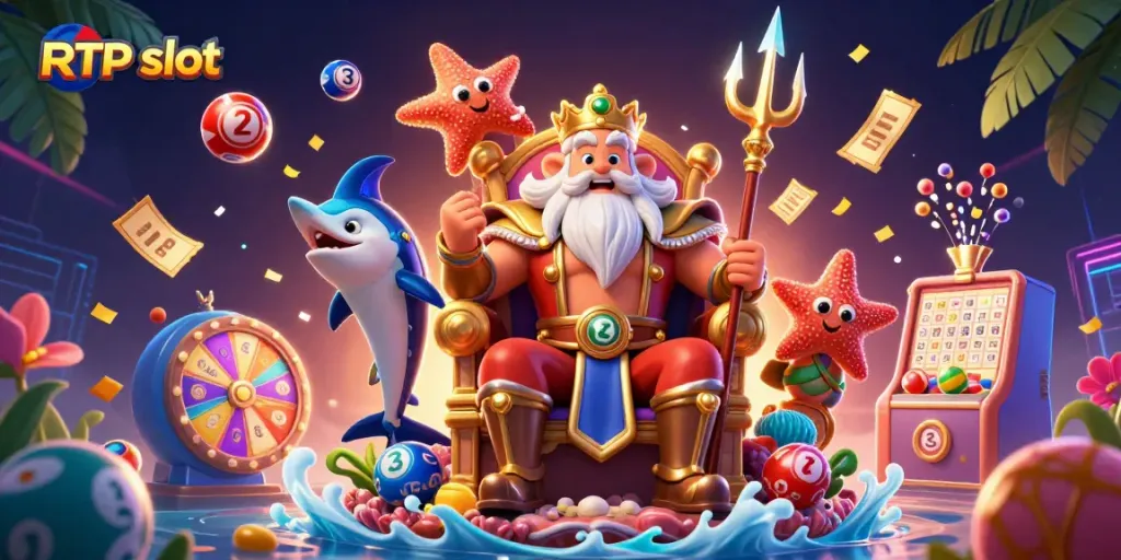 Spin to victory with RTP slot, Neptune and friends bring excitement to the casino!