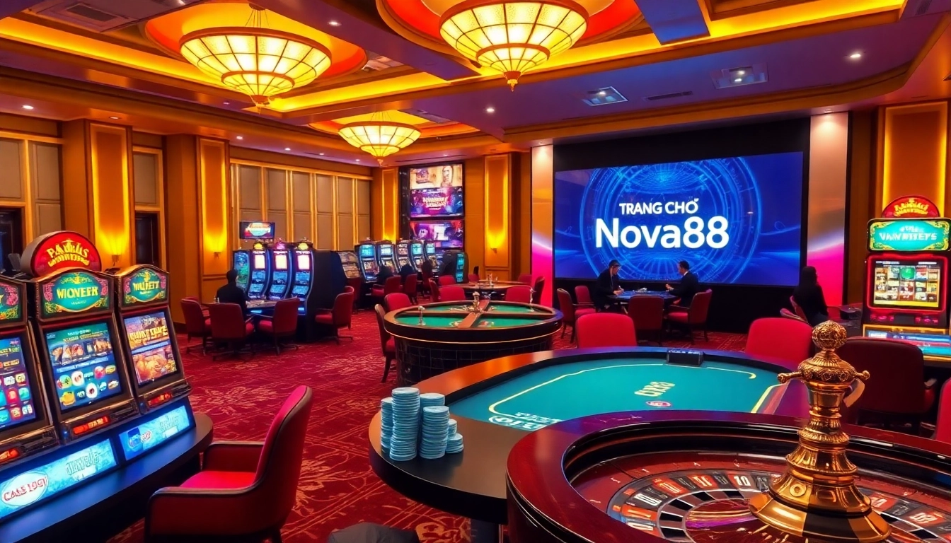 Experience the excitement of trang chủ nova88 with vibrant casino visuals and engaging gaming moments.