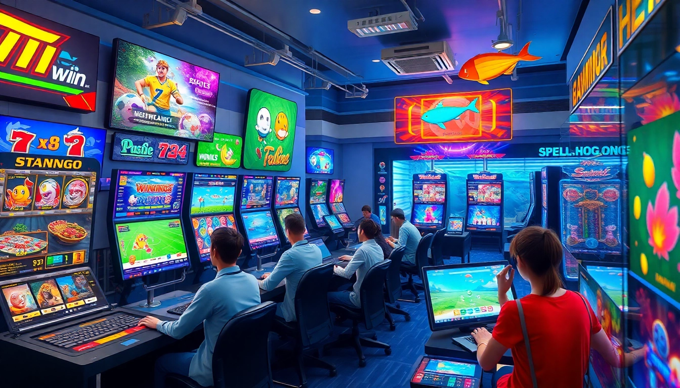 Engage in exciting gameplay on the 77win game platform, featuring diverse gaming options and vibrant graphics.