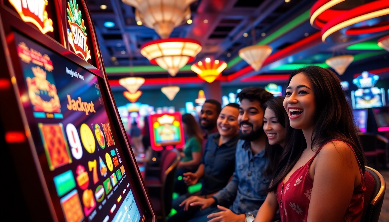 Slot77 menawarkan keseruan permainan di kasino dengan pemain yang gembira.