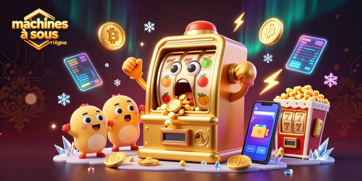 Jouez aux machines à sous en ligne avec des jackpots et une ambiance festive captivante.
