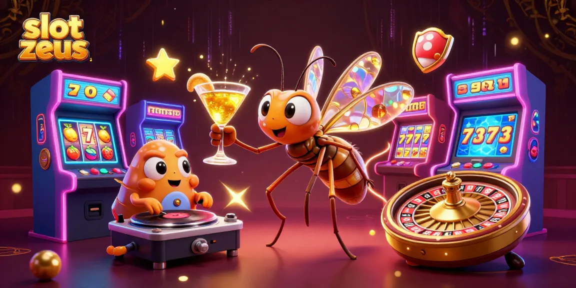 Experience the thrill of slot zeus with a dynamic casino scene filled with winning elements and vibrant characters.
