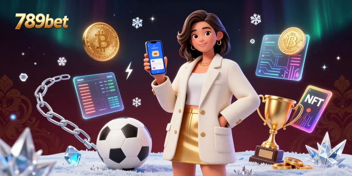 Bet on 789bet with a friendly Asian woman showcasing a sports betting app alongside dynamic gaming elements.