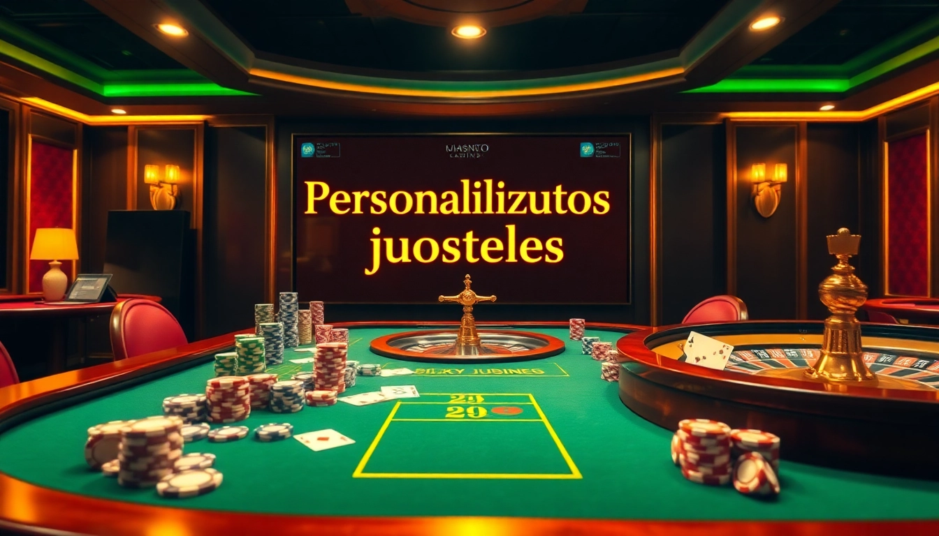 Personalizuotos juosteles enhance the excitement of casino gaming with custom branding elements.