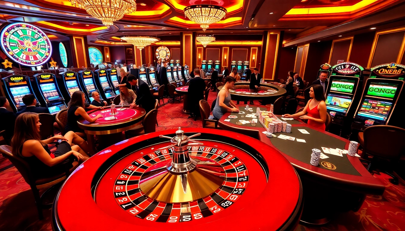 Experience the thrill of winning at ONE88 with luxurious casino tables and vibrant gameplay.