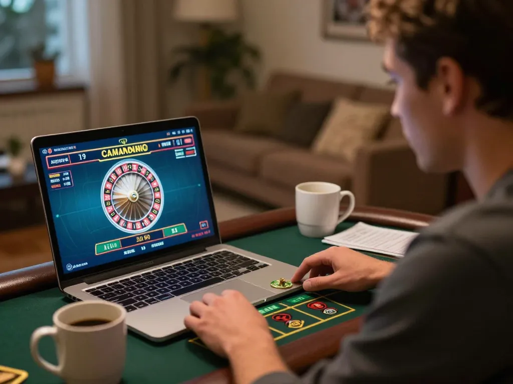 Play exciting live dealer roulette at https://n188.build/ in a cozy home setup, enhancing online gambling experience.