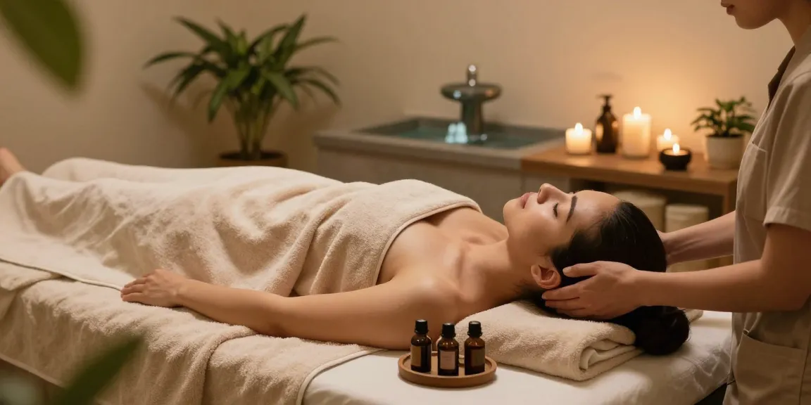 Dezpila skincare treatment enhancing relaxation in a tranquil spa.