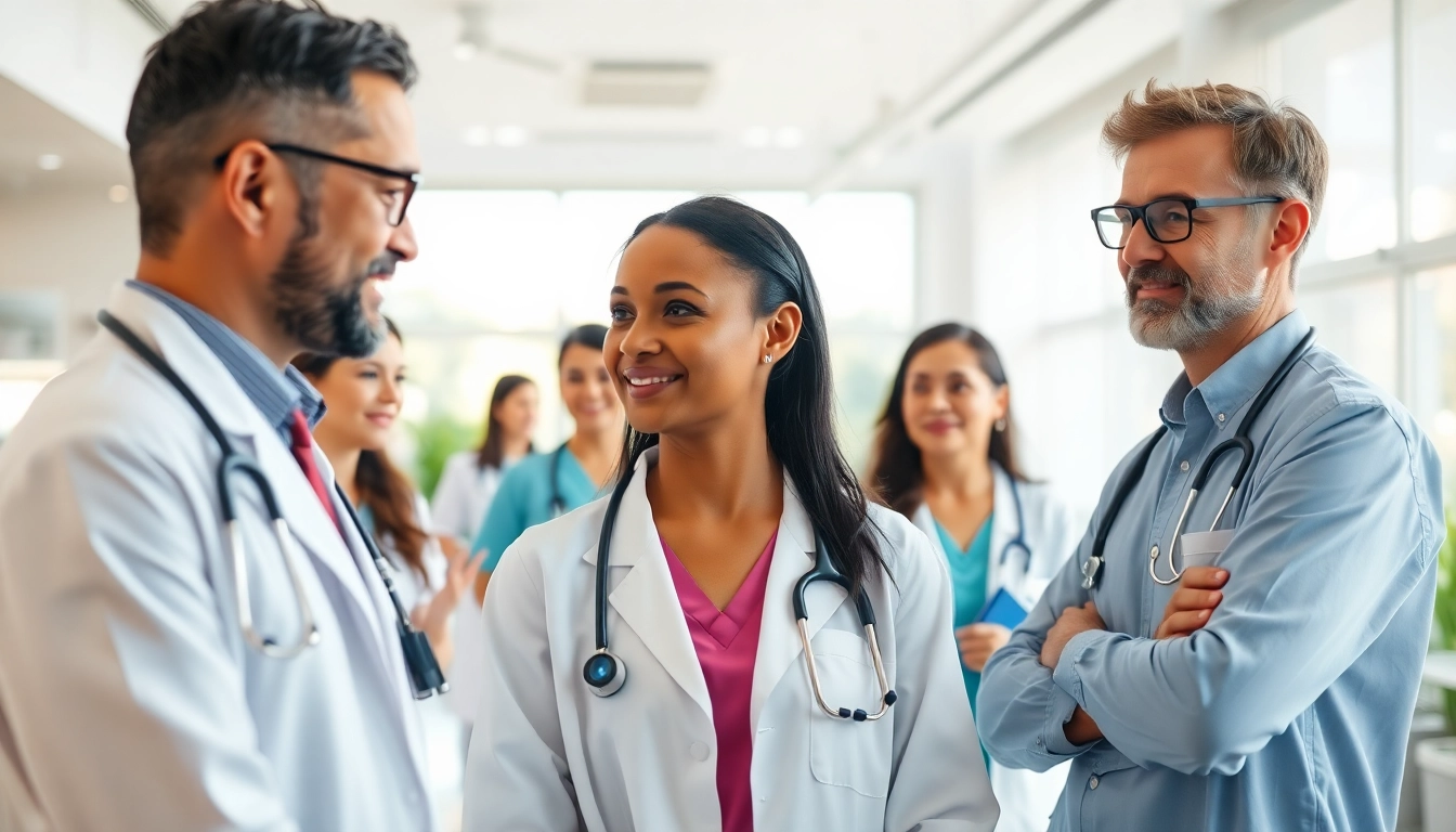 Engage with top healthcare services at https://www.medexdtc.com featuring a professional clinic setting.