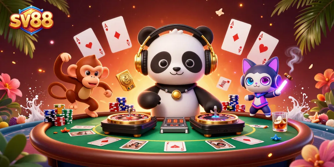 Engage in thrilling games at sv88 with exciting poker tables and colorful characters.