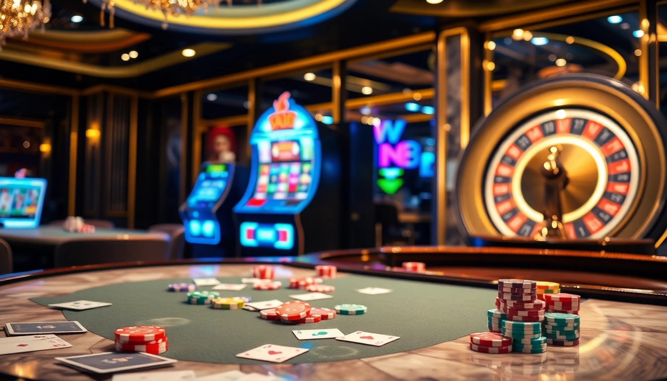 Experience the thrilling ambiance of xin88 with immersive casino games and vibrant slots.