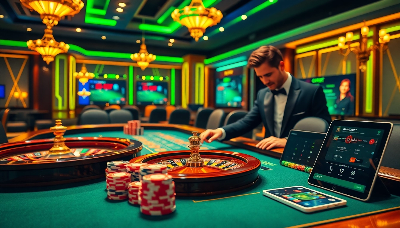 Experience high-stakes action at a luxurious casino table with เว็บ soibet, where vibrant colors and technology meet.