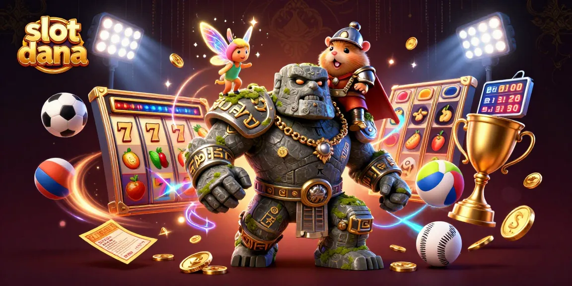 Menangkan slot dana dengan keberuntungan golem dan teman magis yang menyertai!