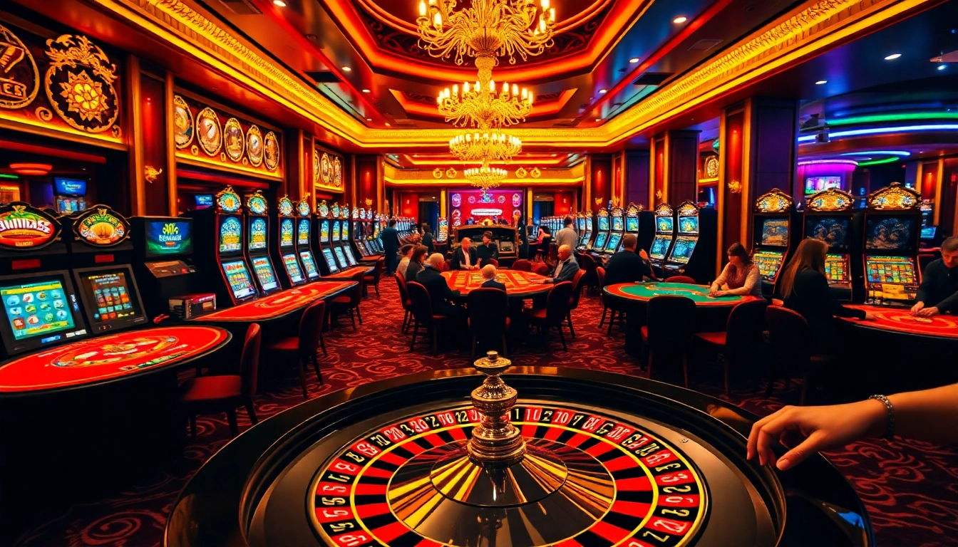 Players enjoying a thrilling gambling experience at XX88 casino tables with vibrant atmosphere.