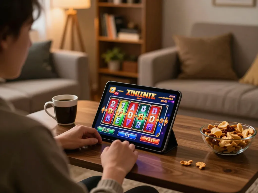 Play online slots at https://cm888.mobi/ in a cozy home setting for exciting entertainment.
