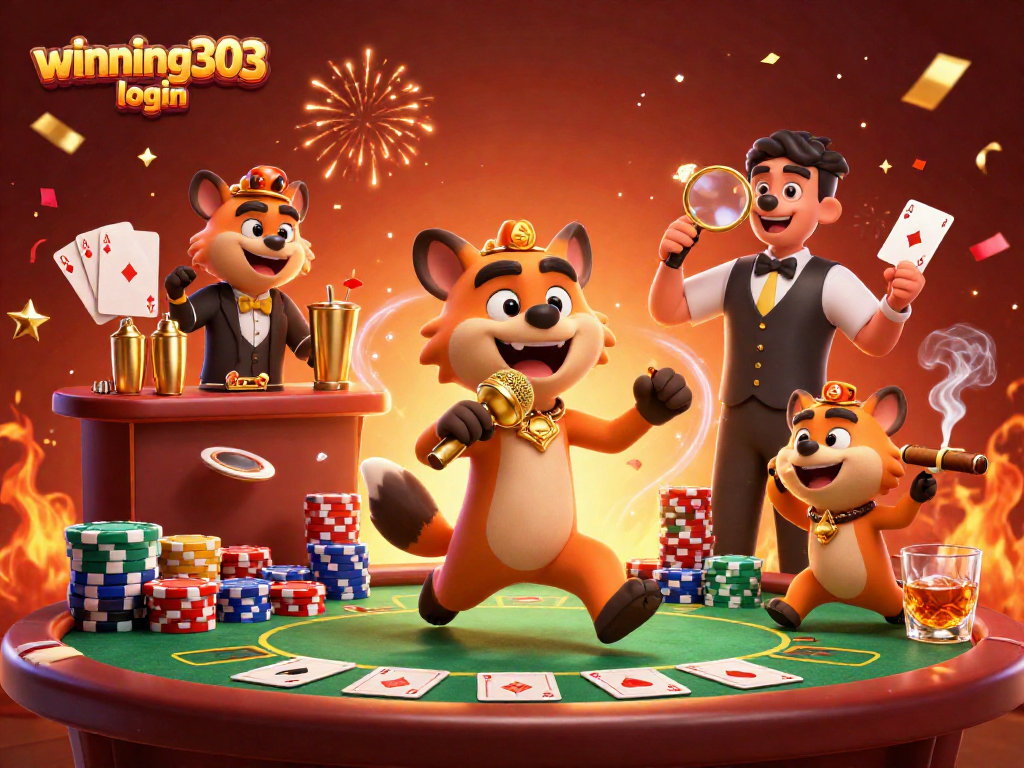 Experience laughter and excitement with winning303 login at a lively comedy casino club filled with poker action.