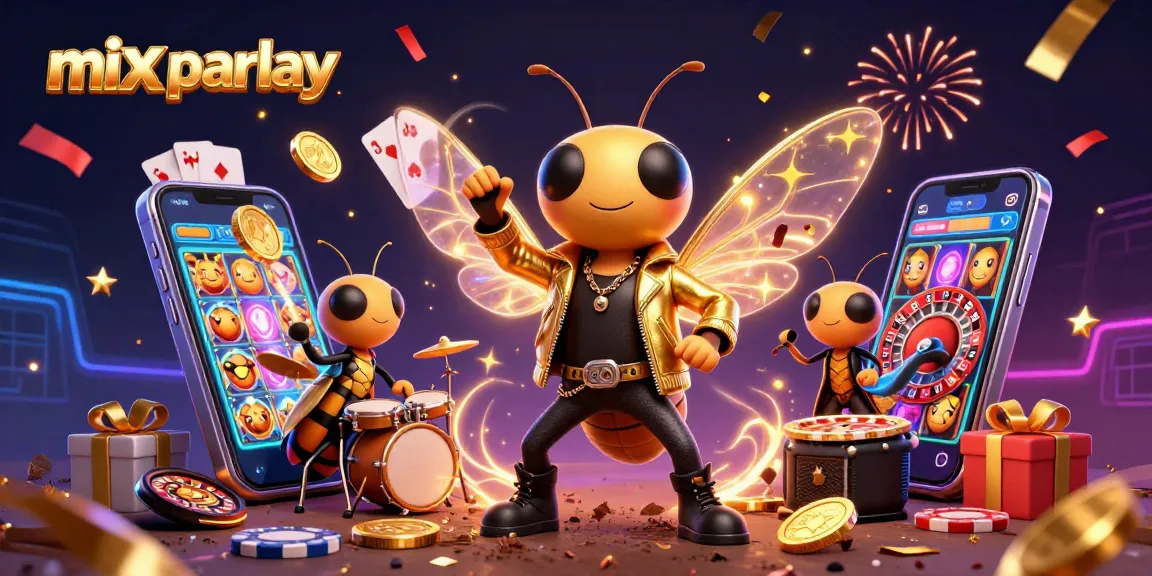 Engage in thrilling mix parlay bets with vibrant betting elements and casino characters