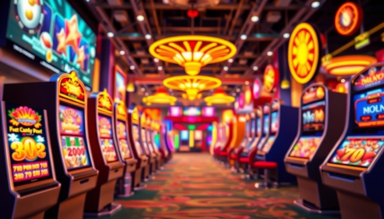 Petani toto menyajikan platform permainan slot online dengan warna-warna cerah dan simbol menarik.