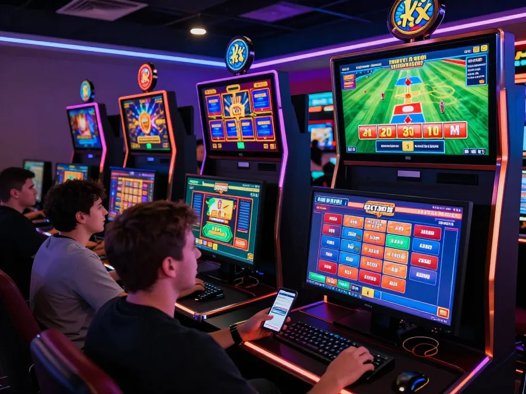 Exciting online gaming environment featuring nohu 78 casino games, showcasing players' engagement.
