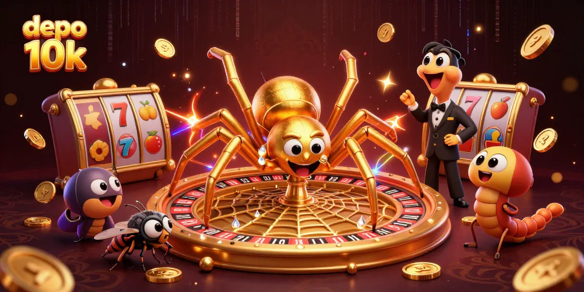 Engage with depo 10k by playing exciting slot games with unique symbols and croupiers in action.